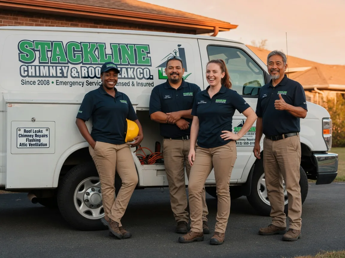 Chimney flashing repair company in Blue Mound, KS